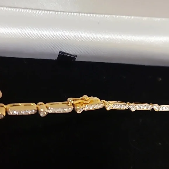 18k Diamond Tennis  Necklace 21 Grams - Picture 5 of 12